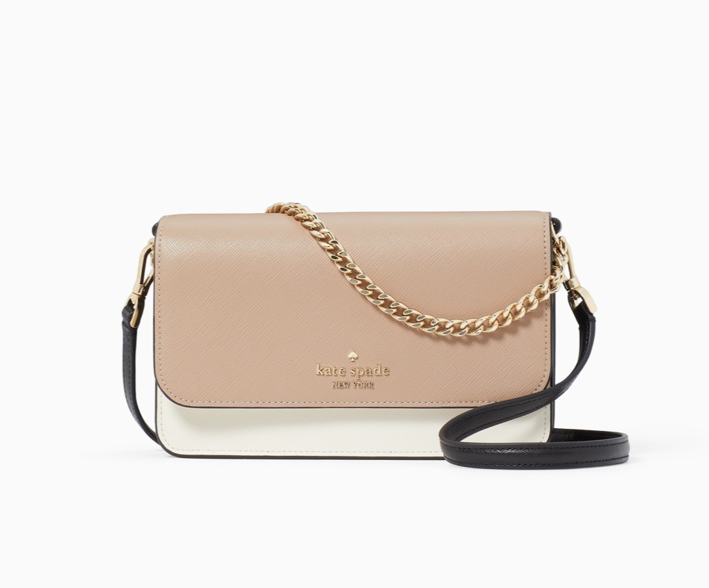 Madison Small Flap Crossbody (Toasted Hazelnut Multi)